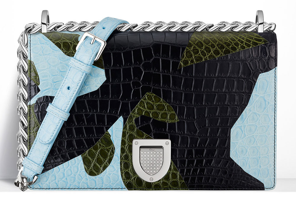 Christian-Dior-Diorama-Bag-Patchwork-Crocodile-Blue