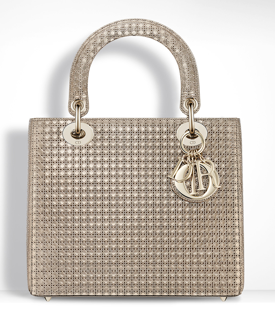 Christian-Dior-Lady-Dior-Bag-Gold-Metallic-Mini-Cannage