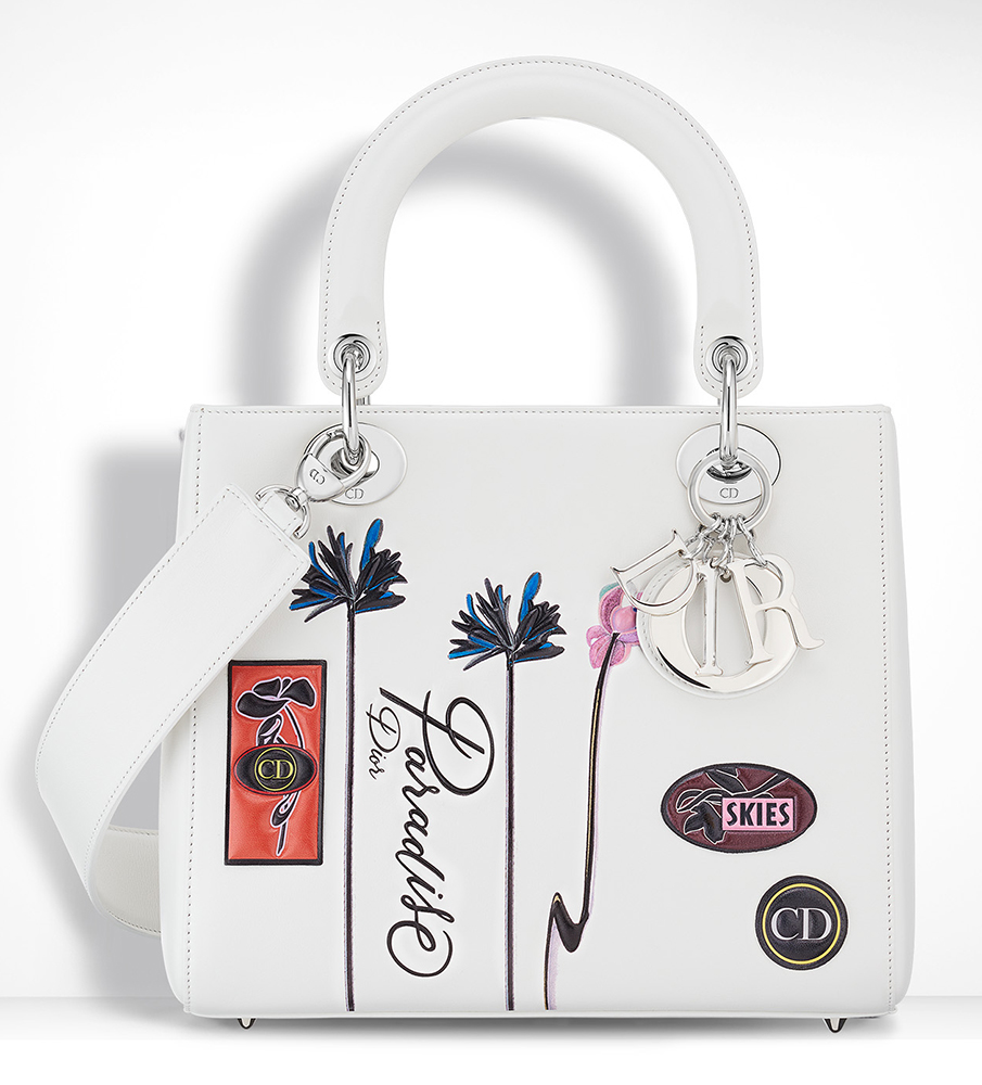 Christian-Dior-Lady-Dior-Bag-White-Embroidered