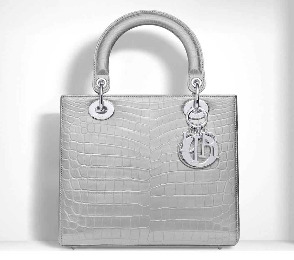 Dior-Lady-Dior-Metallic-Crocodile-Bag