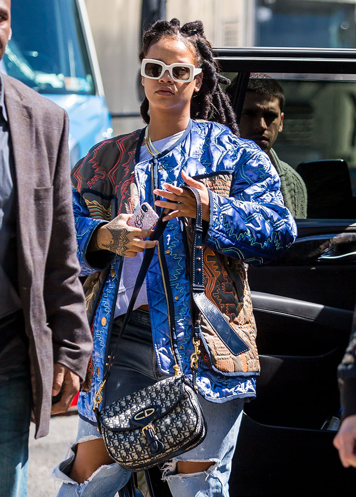 Just Can't Get Enough: Rihanna and Her Christian Dior Diorama Bag -  PurseBlog